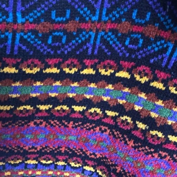 Vintage Christina - Pattern turtleneck sweater - Picture 3 of 6